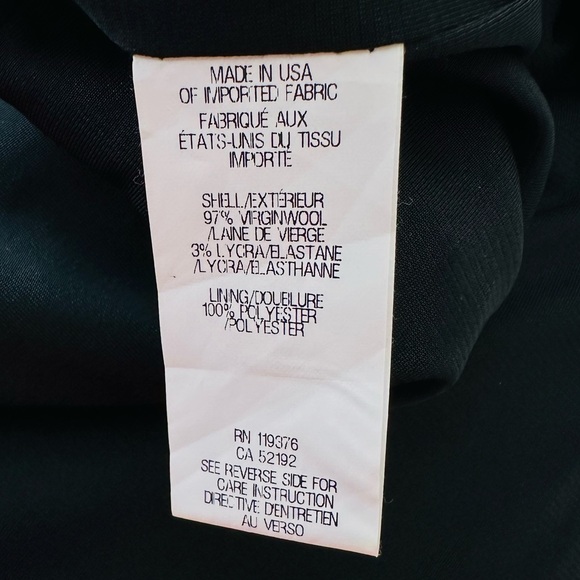 Helmut Lang Dress mini Bodycon Short Cap Sleeves square neck virgin wool - Picture 8 of 8